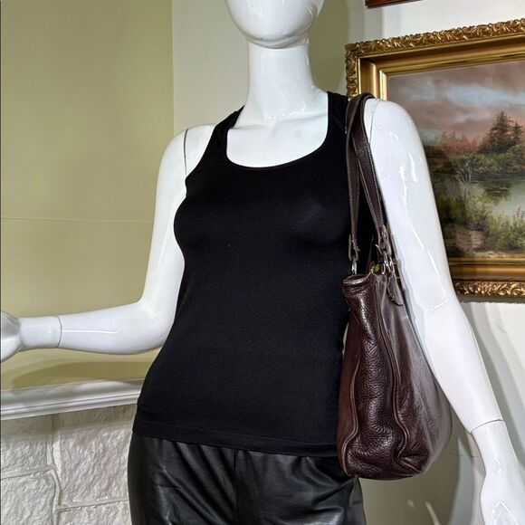 Roots Leather Tote Shoulder Bag Vintage - Picture 2 of 16